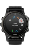 Garmin Fenix 5S Sapphire Black Sapphire image