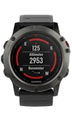 Garmin Fenix 5X Sapphire Slate Gray Sapphire Black Band image