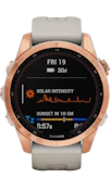 Garmin Fenix 7S Solar Rose Gold image