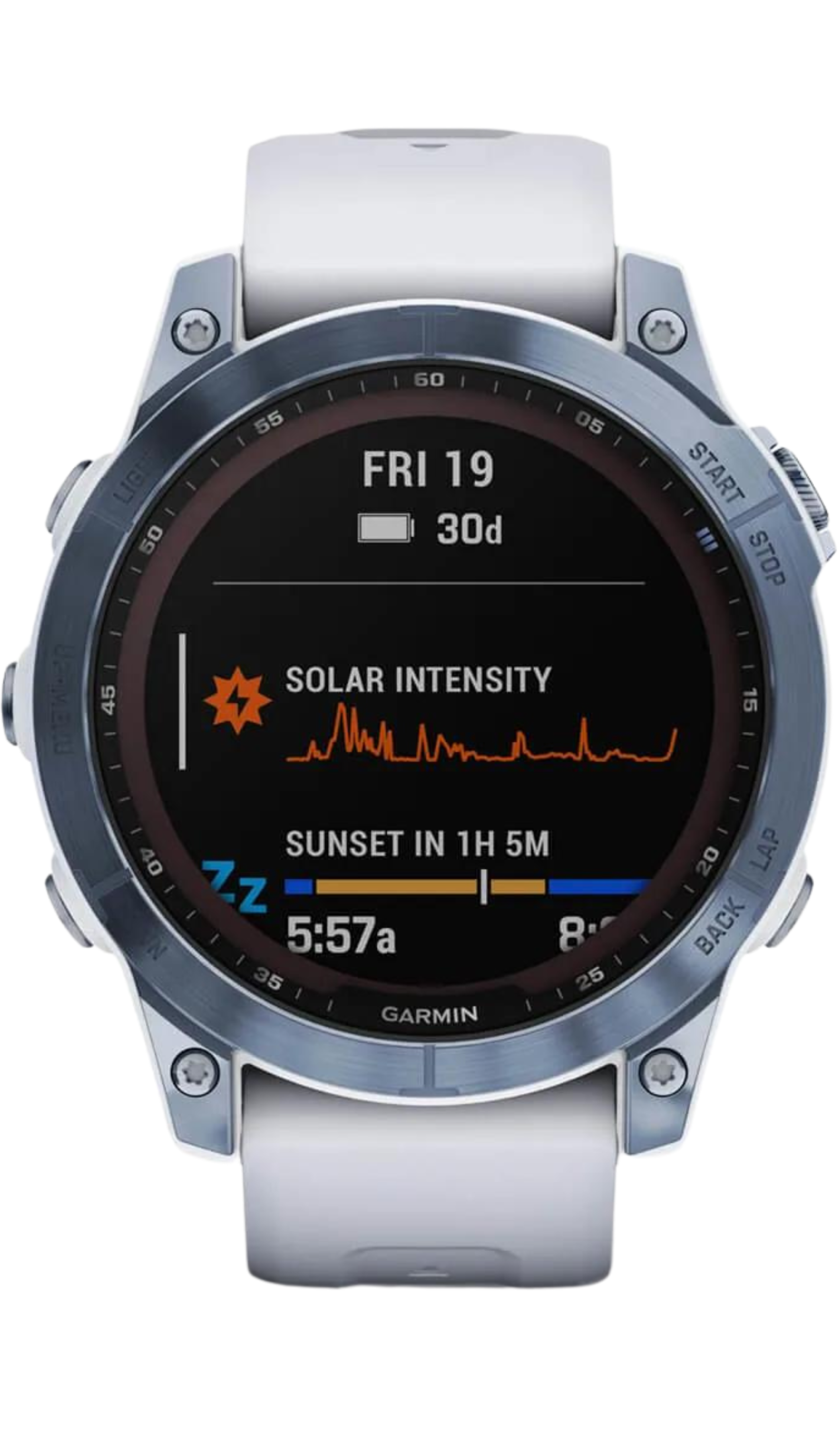 Buy an Garmin Fenix 7X Sapphire Solar 32GB Mineral Blue Titanium
