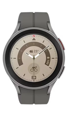 Samsung Watch5 Pro 16GB Gray Titanium - Like New Condition